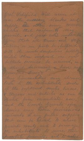Lot #398 William T. Sherman?s Field Order No. 65 Field Orders - Image 2