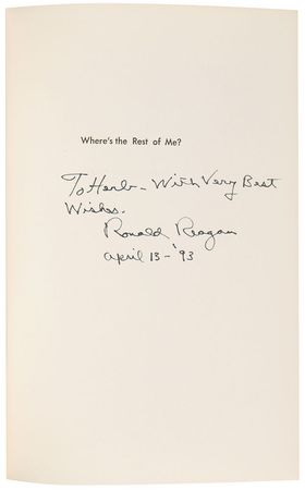 Lot #106 Ronald Reagan Book - Image 1