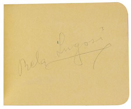 Lot #778 Bela Lugosi and Jackie Gleason Album - Image 1