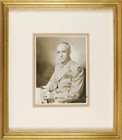 Lot #386 Omar Bradley Signed Photograph - Image 2