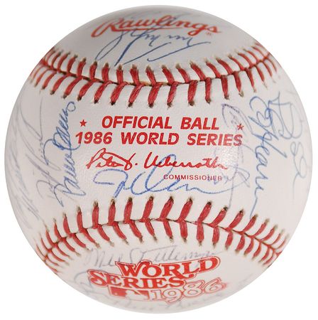 Lot #862 NY Mets: 1986 Baseball - Image 5