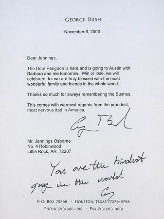 Lot #78 George Bush: Extensive letter archive to a Bush family friend and prominent philanthropist - Image 1