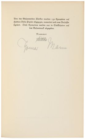 Lot #562 Thomas Mann Book - Image 1
