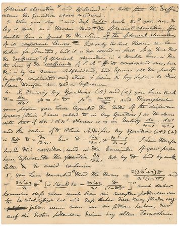 Lot #183 John F. W. Herschel: Remarkable content from the astronomer: “Within the last few days I have been examining the Satellites of Uranus” - Image 2