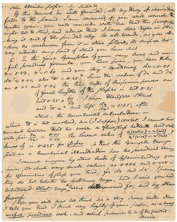 Lot #183 John F. W. Herschel: Remarkable content from the astronomer: “Within the last few days I have been examining the Satellites of Uranus” - Image 3