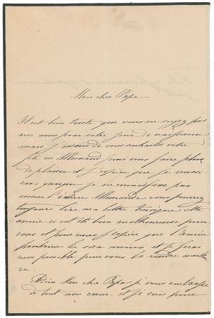 Lot #167 Empress Carlota of Mexico Handwritten Letter Signed - Image 1