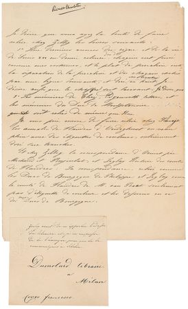 Lot #167 Empress Carlota of Mexico Handwritten Letter Signed - Image 3