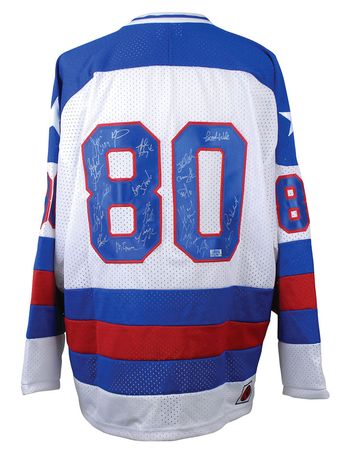 Lot #839 Miracle on Ice Hockey Jersey - Image 1