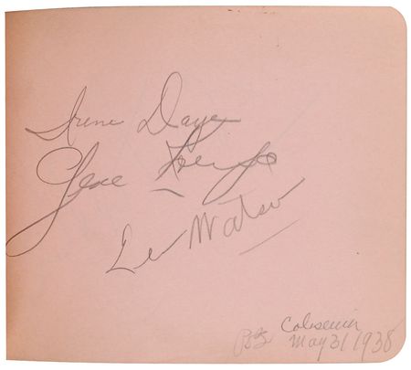 Lot #715 Big Band Autograph Album - Image 2