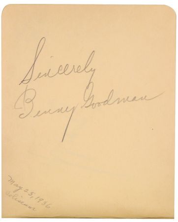 Lot #715 Big Band Autograph Album - Image 3