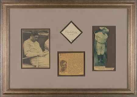 Lot #845 Babe Ruth: Crisp signature from the height of Babe’s career - Image 1