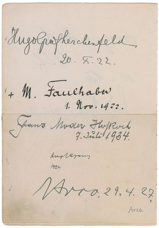 Lot #389 German Military Leaders Signatures - Image 2