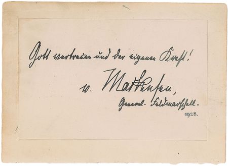 Lot #389 German Military Leaders Signatures - Image 3