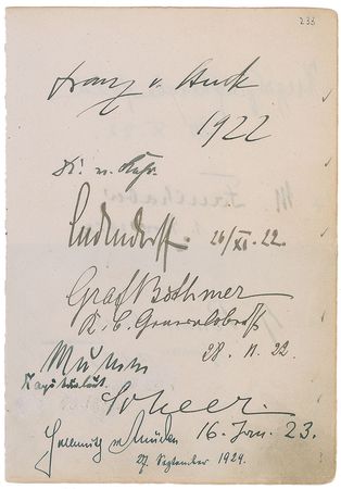 Lot #389 German Military Leaders Signatures - Image 5