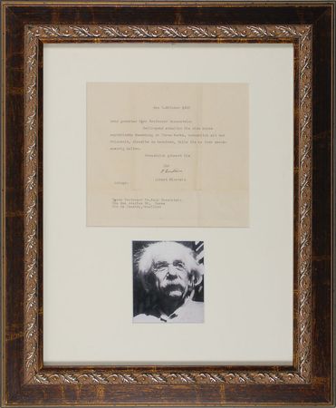 Lot #161 Albert Einstein: Einstein?s recommendation for a doctor forced to flee Germany in WWII - Image 1