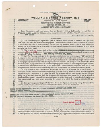 Lot #684 Sam Cooke Signed Document - Image 1