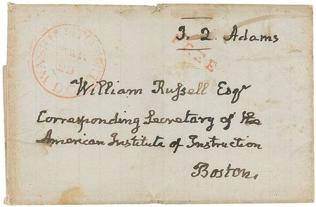 Lot #8 John Quincy Adams Free Frank