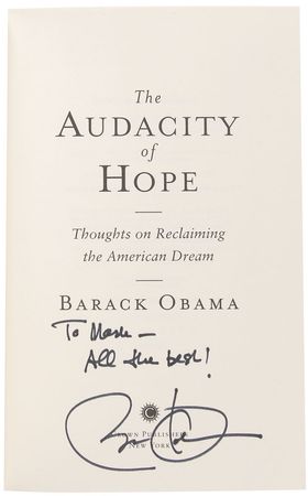 Lot #111 Barack Obama Book - Image 1