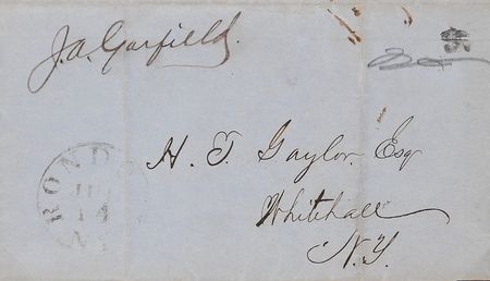 Lot #38 James A. Garfield Free Frank - Image 2