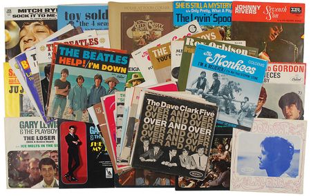 Lot #738 Music 1960s and 1970s Collection of (44) RPM Record Sleeves - Image 1