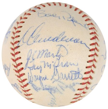 Lot #861 NY Mets: 1969 Baseball - Image 2