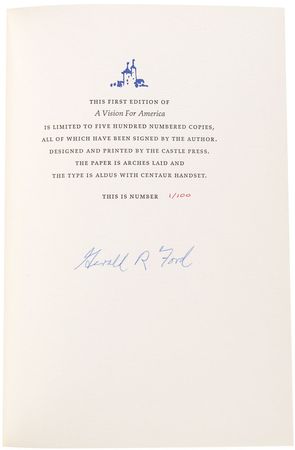 Lot #103 Gerald Ford Books - Image 5