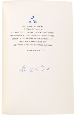 Lot #103 Gerald Ford Books - Image 7