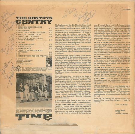 Lot #686 The Gentrys Album and Signatures - Image 2