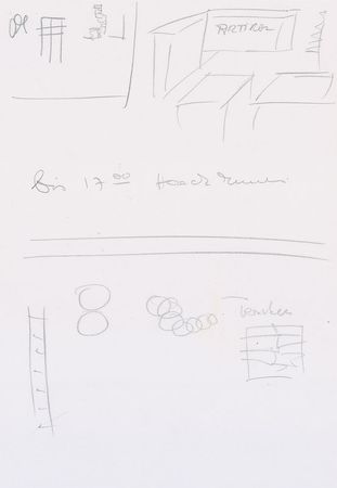 Lot #466 Max Bill: Exhibition sketches by the eminent designer - Image 3