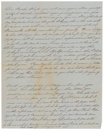Lot #173 Gold Rush Handwritten Letter Signed - Image 3