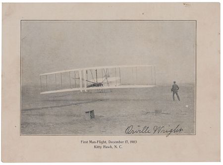 Lot #410 Orville Wright: Man takes flight - Image 1