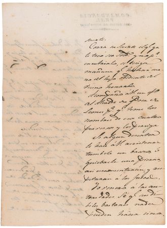 Lot #259 Texas: Jose Maria Bermudez Handwritten Letter Signed - Image 2