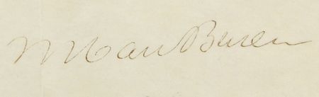 Lot #13 Martin Van Buren Signed Document - Image 2