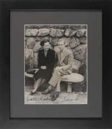 Lot #155 Duke and Duchess of Windsor Signed Photograph - Image 2
