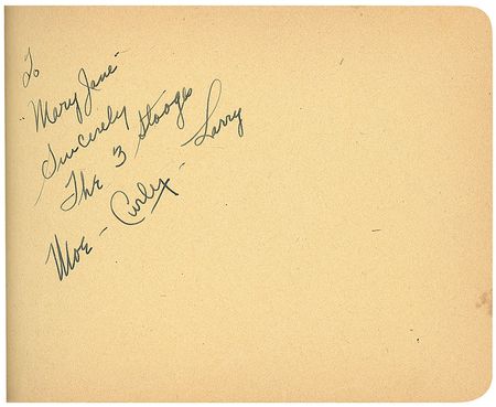 Lot #757 Actors and Entertainers Autograph Album - Image 3