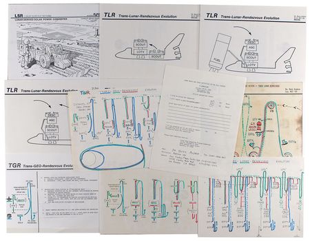Lot #431 Buzz Aldrin: Hand-notated presentation materials - Image 1