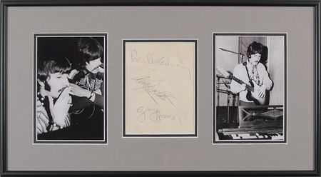 Lot #681 Beatles: McCartney, Harrison, and Starr: Scarce White Album-era George, Paul, and Ringo - Image 1
