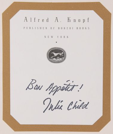 Lot #283 Julia Child - Image 1