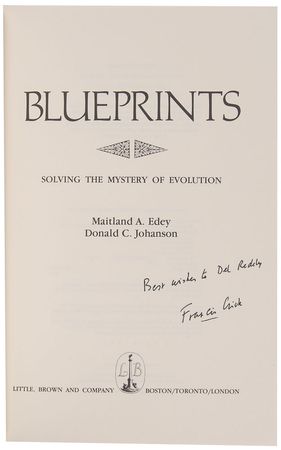 Lot #290 DNA: Francis Crick Book - Image 1