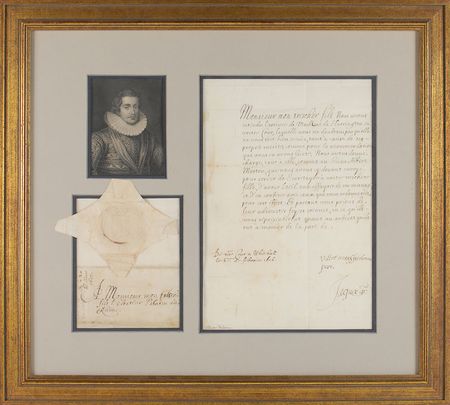 Lot #194 King James VI and I Signed Letter - Image 1