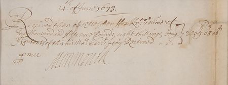 Lot #199 King Charles II Signed Document - Image 3