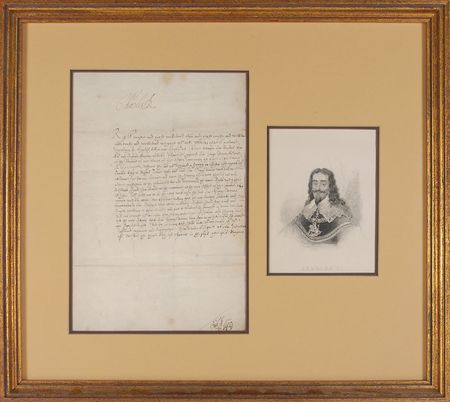 Lot #198 King Charles I: Rare 1625 document for a British architectural treasure - Image 1