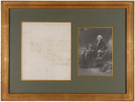 Lot #1 George Washington: Washington thanks