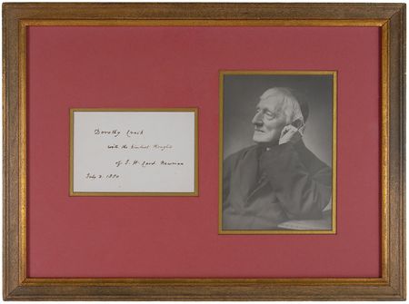 Lot #237 Cardinal John Newman Signature - Image 1