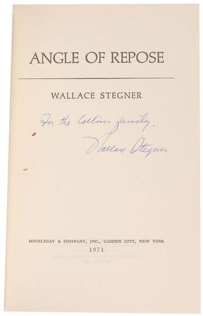 Lot #617 Wallace Stegner Book - Image 1