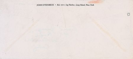 Lot #578 John Steinbeck: ?I?m finishing my last chapter of the Americans book and the most important chapter? - Image 4