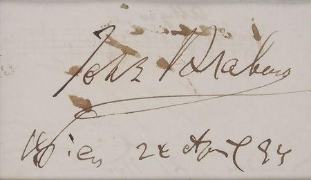 Lot #630 Johannes Brahms: Sought-after autograph of the master German composer - Image 2