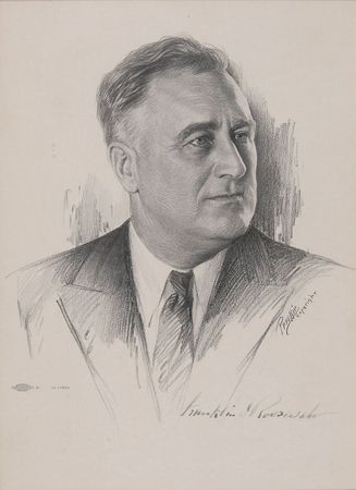Lot #49 Franklin D. Roosevelt Signed Photograph - Image 1