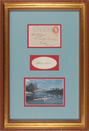 Lot #482 Thomas Eakins Signature - Image 1