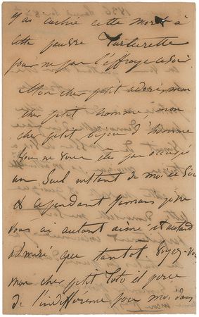 Lot #604 Victor Hugo: Juliette Drouet: An impassioned love letter to Victor Hugo - Image 2